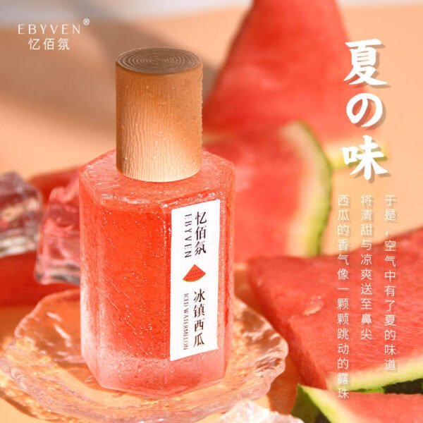 夏天專屬冰鎮西瓜蜜桃味香水男女士持久留香荔枝果香學生清新淡香